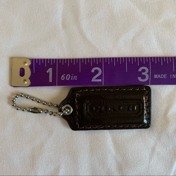 Like New Coach Bag Tag Keychain - Picture 2 of 3